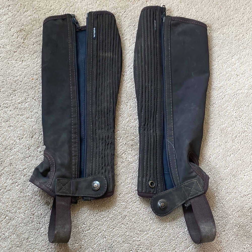 Dublin Easy Care Half Chaps 10yo
